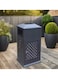 Durable Outdoor Dustbin for Home and Commercial Use Black
