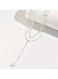 Elegant Layered Pearl Drop Necklace
