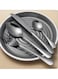Stainless Steel Black Cutlery Set Elevate Your Kitchen with Elegant Spoon Knife and Fork Ensemble
