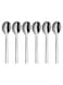 Espresso Spoon Set Silver 6 Pieces 4.7 Inch
