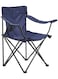 Portable Comfort Blue Folding Camping Chair for Relaxing Outdoors