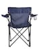 Portable Comfort Blue Folding Camping Chair for Relaxing Outdoors