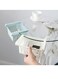 Refrigerator Food Storage Organizer White Pack of 2
