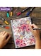 60 Pcs Dual Brush Pens Set with Zipper Case for Drawing and Coloring