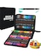 60 Pcs Dual Brush Pens Set with Zipper Case for Drawing and Coloring
