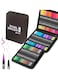 48 Pcs Dual Brush Pens Set with Zipper Case for Drawing and Coloring