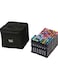 100pcs Dual Tip Markers Set, Assorted Colors Stylish Black Body with Black Cloth Bag