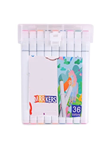 Double-Headed Water-Based Marker Set - 36 Colors