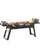 Folding Barbecue Charcoal Grill Easy Assemble And Removable For Picnic Garden Terrace Camping Travel Portable