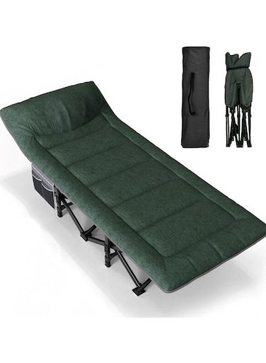 Folding Camping Cots: The Best Portable Camping Bed for Outdoor Comfort Black