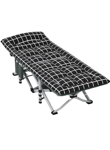 Folding Camping Cots &ndash; Your Comfortable Black and White Bed Solution for Outdoor Use