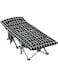 Folding Camping Cots &ndash; Your Comfortable Black and White Bed Solution for Outdoor Use