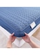 Waterproof Fitted Bedding Topper Set 150 x 200 cm - Blue Protect Your Mattress and Pillows Includes 2 Pillowcases