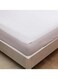 Plush Polyester Double Fitted Bed Sheet - 200x200 cm for Comfort and Style