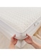 Waterproof Fitted Bedding Topper Set 150 x 200 cm - White Protect Your Mattress and Pillows Includes 2 Pillowcases