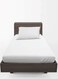 Soft Plush Polyester Fitted Bed Sheet for Single Bed - 160 x 200 cm