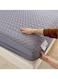 Waterproof Fitted Bedding Topper Set 200 x 220 cm - Dark Grey Protect Your Mattress and Pillows Includes 2 Pillowcases