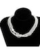 Elegant Multi-Layer Pearl Choker Necklace for Women Classic Beaded Design
