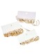 18-Pair Gold Colour Tone Hoop Earrings Set Assorted Sizes &amp; Designs
