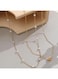 Elegant Double Layer Gold Necklace with Pearls &amp; Heart Pendant Alloy Jewelry for Women