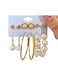 Classic Gold &amp; Faux Pearl Assortment Earring Set (6 Pairs)