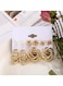 Gold Knot &amp; Pearl Design Earring Set &ndash; 5 Pairs