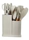 19-Piece Assorted Silicone Kitchen Utensil Set with Knives, Cutting Board, and Gadgets