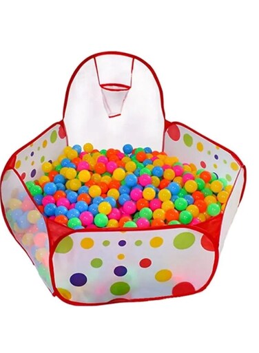Ball Pit Play Tent With Basketball Hoop For Kids Toddlers Outdoor Indoor Play With Ball