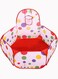 Indoor and Outdoor Fun Ball Pit Play Tent with Basketball Hoop for Kids and Toddlers Balls Not Included