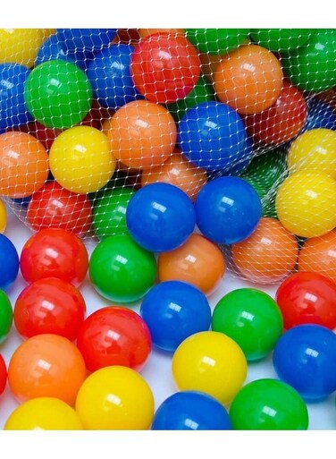 50 Pcs Soft Ocean Pit Toy Balls Play Set Multicolored For Age Group 1+ Years