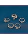 5PCS Vintage Gold-Tone Snake Ring Set