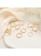 Trendy Gold Color Women&rsquo;s Ring Set 9pcs Snake &amp; Chain Style Fashion Rings