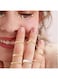 Trendy Gold Color Women&rsquo;s Ring Set 10pcs Stylish Mixed Fashion Rings