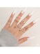 Trendy Gold Color Plated Women&rsquo;s Ring Set 8pcs Minimal &amp; Stylish Fashion Rings