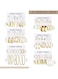 36-Piece Women&rsquo;s Fashion Earrings Set &ndash; Mixed Hoop, Stud &amp; Dangle Styles (Gold Tone)