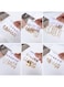 36-Piece Women&rsquo;s Fashion Earrings Set &ndash; Mixed Hoop, Stud &amp; Dangle Styles (Gold Tone)