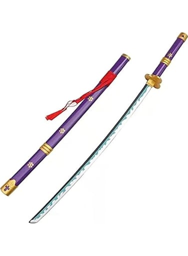 Katana-Style Toy Sword for Kids Action and Adventure Play, Purple