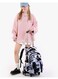 Children's Rolling Trolley Backpack in Black