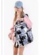 Children's Rolling Trolley Backpack in Black