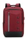 Multifunctional Waterproof Travel Bag with Large Capacity for School and Outdoor Exploration Red
