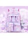 Kids Pink and Purple School Bag