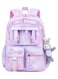 Kids Pink and Purple School Bag