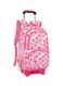 Colorful Geometric School Bag with Wheels