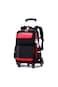 Black Six-Wheel Trolley School Bag