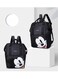 Mums Baby Travel Bag with Cartoon Design Black