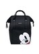 Mums Baby Travel Bag with Cartoon Design Black