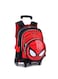 Red Spider Style Rolling School Bag