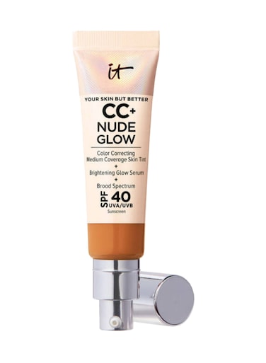 Cc+ Nude Glow Lightweight Foundation + Glow Serum With Spf 40 32ml - Tan Rich