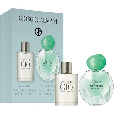 Giorgio armani Mini Set (Acqua Di Gio EDT 5ml + Acqua Di Gioia EDP 5ml)