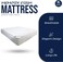 INFINI HOMES Premium Visco White Memory Foam Mattress with Pillowtop (100W X 200L X 30H)